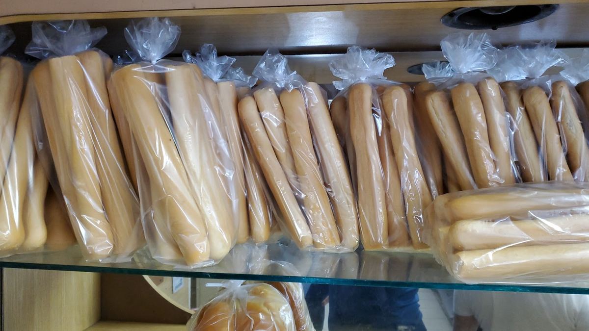 Fresh Cuban bread at Lena Bakery